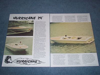 1977 Hurricane 24 Vintage Boat Info Article ---From 1976---