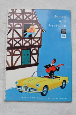 32B 518 Alfa Romeo NSU Pressedienst Giulietta Luxus Prestige Image Spiral Prospe
