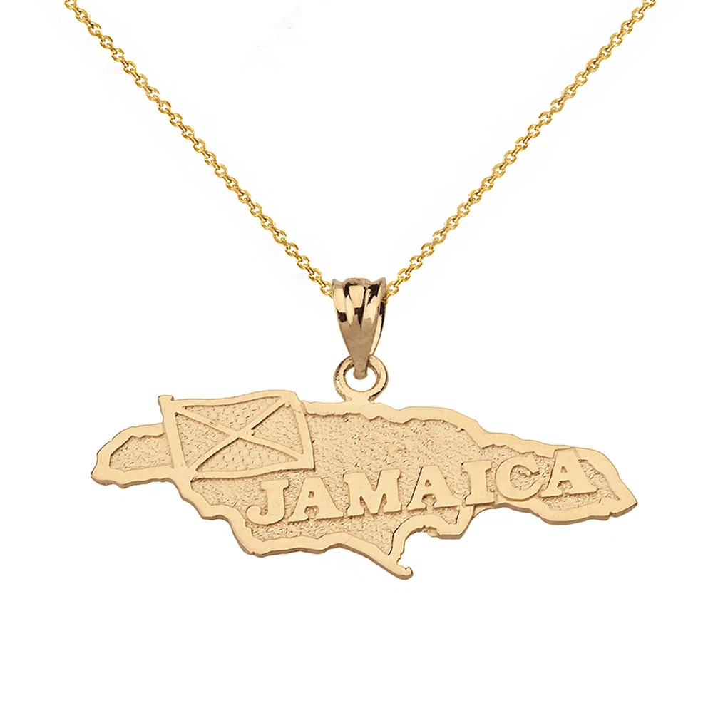 14k gold jamaica pendant deals