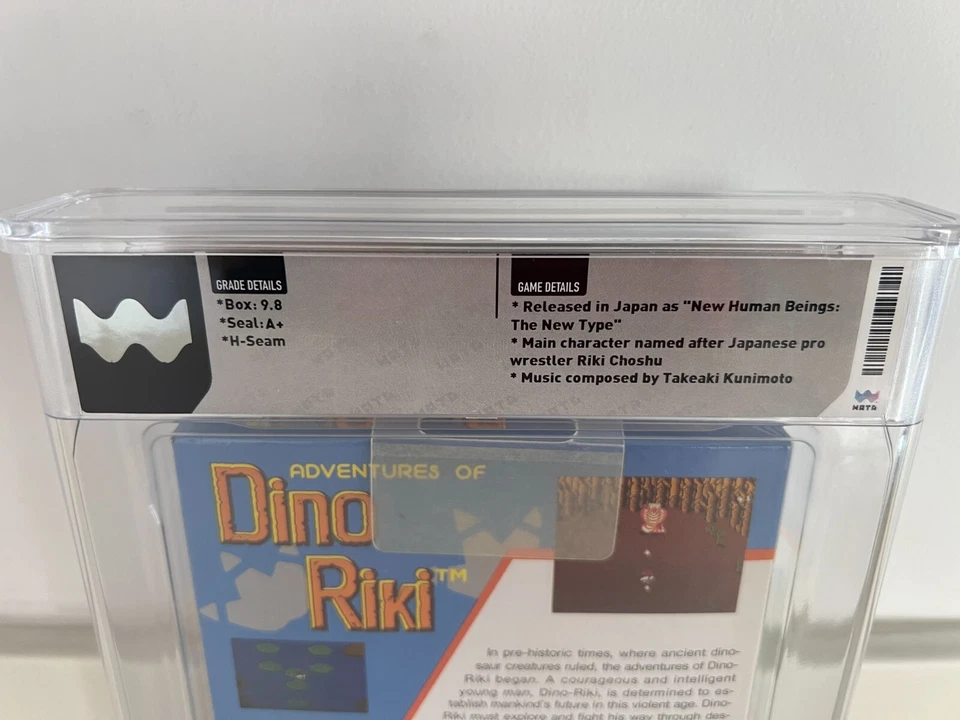 Adventures of Dino Riki (Nintendo NES) WATA 9.8 A+ Calificado Nuevo Sellado VGA CGC Foto 3 de 4