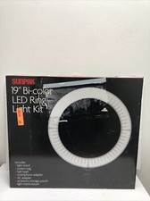 Sunpak - LED 448 19" Bi-Color Ring Light Kit - Black- OPENBOX