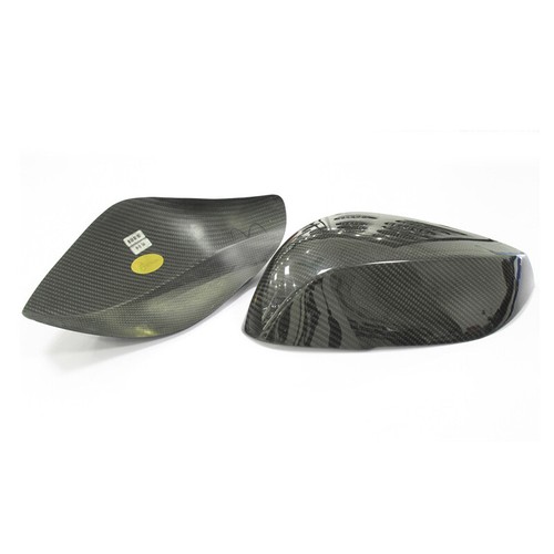 Borde de cubierta de espejo retrovisor lateral de fibra de carbono real apto para Infiniti Q60 2012-2022 - Imagen 4 de 7