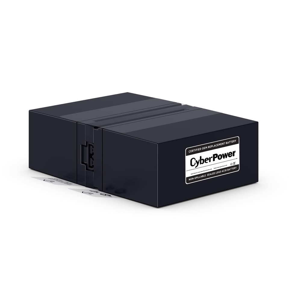 CyberPower RB1280X2B UPS Battery Cartridge, MaintenanceFree, User