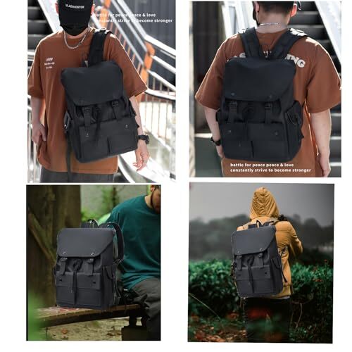 Laptop Backpack for Men Women, Large Waterproof Travel Backpack Fit 16