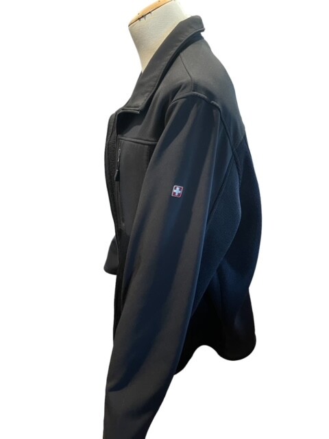 Swiss Tech Black Full Zip Softshell Jacket Size 2… - image 6