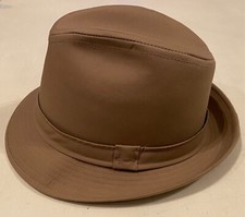 Stetson Vintage Fedora Hat Men  s Size 7 Tan / Khaki / Beige