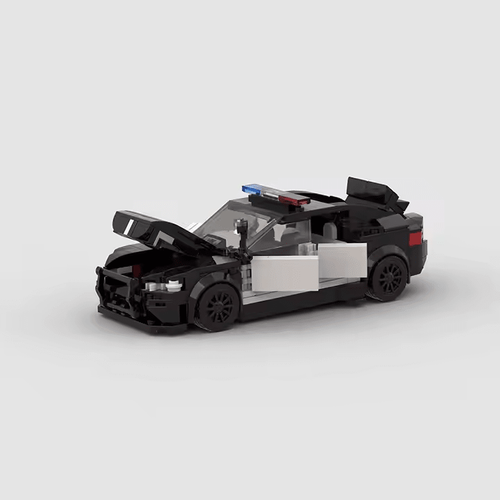 MOC Lego Car Building Set: BMW M5 Police Car - Picture 4 of 5