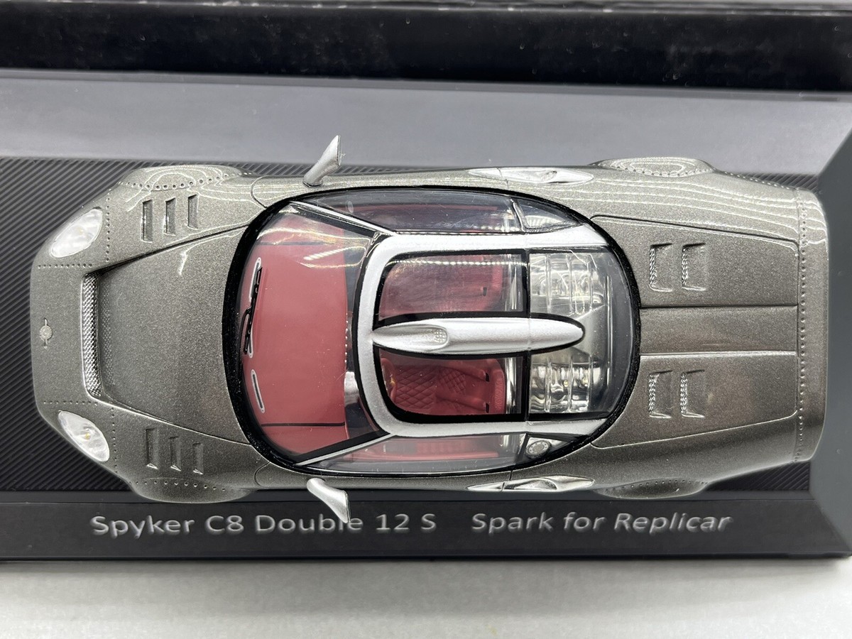 🇺🇦 1:43 SPYKER C8 DOUBLE 12 S Gris SPARK 1/43 PAPER PACKEGE LOST