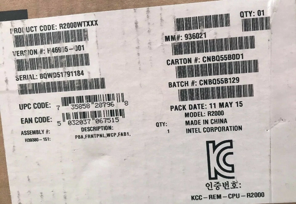 Intel R2000WTXXX Server Chassis 2U Rack= - Image 3 of 4