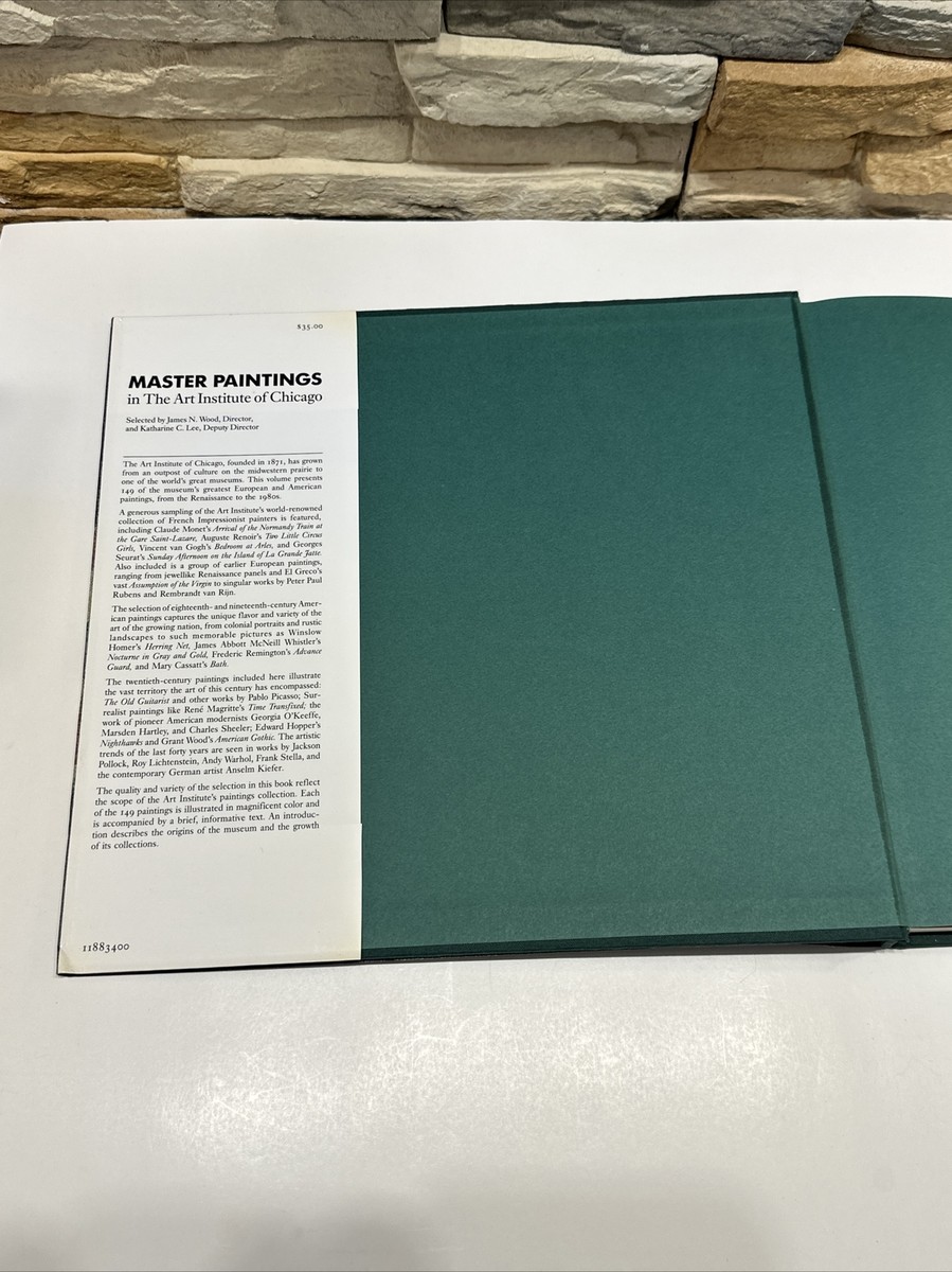 Master Paintings in the Art Institute of Chicago Hardback Master Paintings in the Art Institute of Chicago Hardback