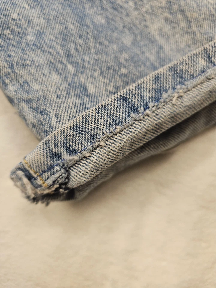 Pantalones Cortos de Jean Guess Georges Mariano Años 80 Vintage Lavado Ácido Foto 4 de 4