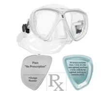 ScubaPro Spectra Prescription Optical Correction Scuba Diving Snorkeling Mask