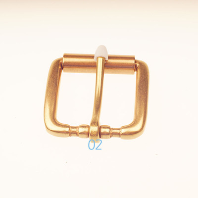 Massive Messing Dorn Gürtelschnalle für Herren Damen Lederarbeiten Basteln DIY 40mm Breite Gold