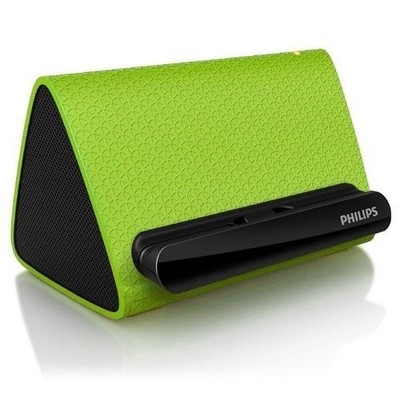 philips green portable speaker