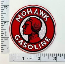Embroidered Patch - Mohawk Gasoline - NEW - Iron-on/Sew - Vintage Look - Indian