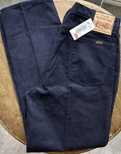 NOS Vintage SEARS GENUINE ROEBUCKS Purple Corduroy Straight Leg Pants 36x30