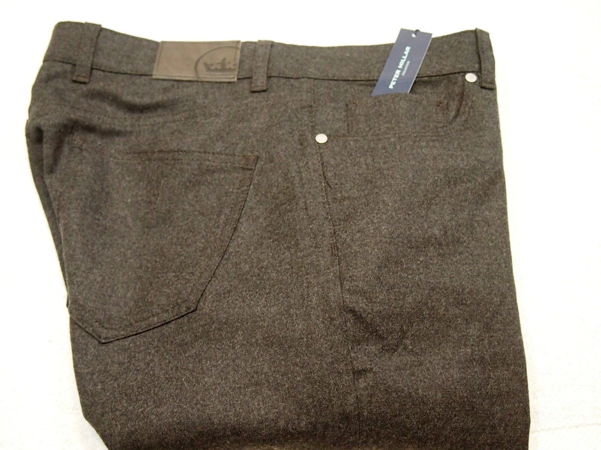 Peter Millar Collection 100% Wool 5 Pocket Pants NWT $278 35 x 34