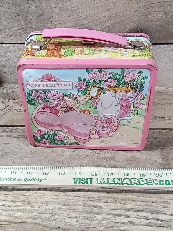 Vintage 1983 Aladdin Metal Lunch Box Rose Petal Place NO Thermos eBay