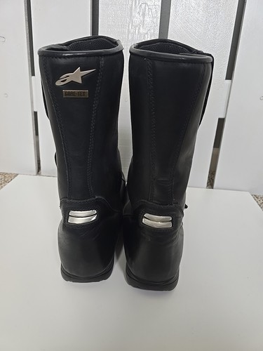 Alpinestars Racing Ahead Black Leather Gore-Tex Motocross Boots 49/13.5 - Bild 4 von 14