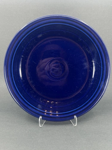 1 Fiesta Ware dinner plate 10.25"D Home Laughlin Lead Free COBALT BLUE Color