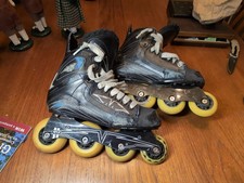 Mission R Inline Roller Hockey Skates Mens Size 4 D Stiffness Rated 3.3