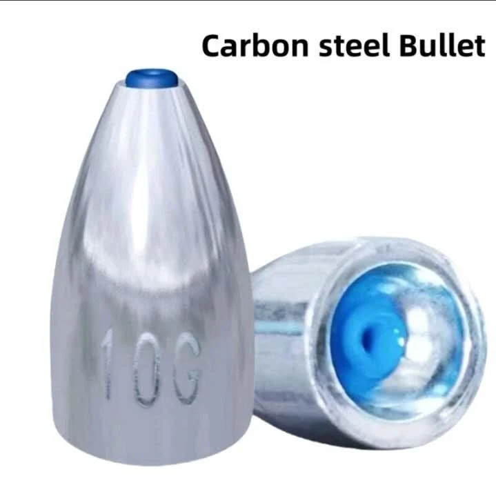 Plombs à œufs Bullet Weights Ultra Steel 3/8 Oz - Lot De 6 Paquets De 7 - Pêche