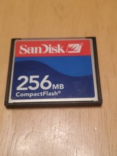 SanDisk 256MB CF Compact Flash Memory Card TESTED