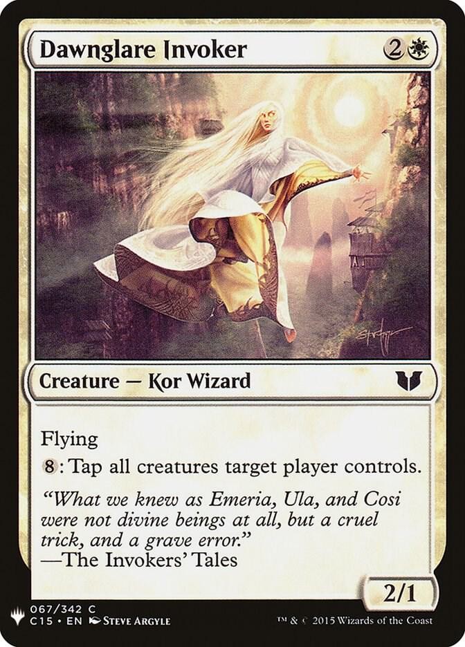 Dawnglare Invoker C The List Reprints 67 NM