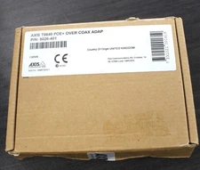 AXIS T8640 PoE+ Over Coax Adapter Kit Factory Sealed Box