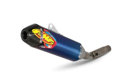 Fmf Racing 042371 Factory 4.1 RCT Slip-On - Blue Anodized Titanium - Carbon Fibe