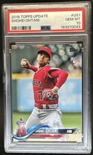 2018 Topps Update Shohei Ohtani Rookie RC #US1a Angels PSA 10 GEM MINT