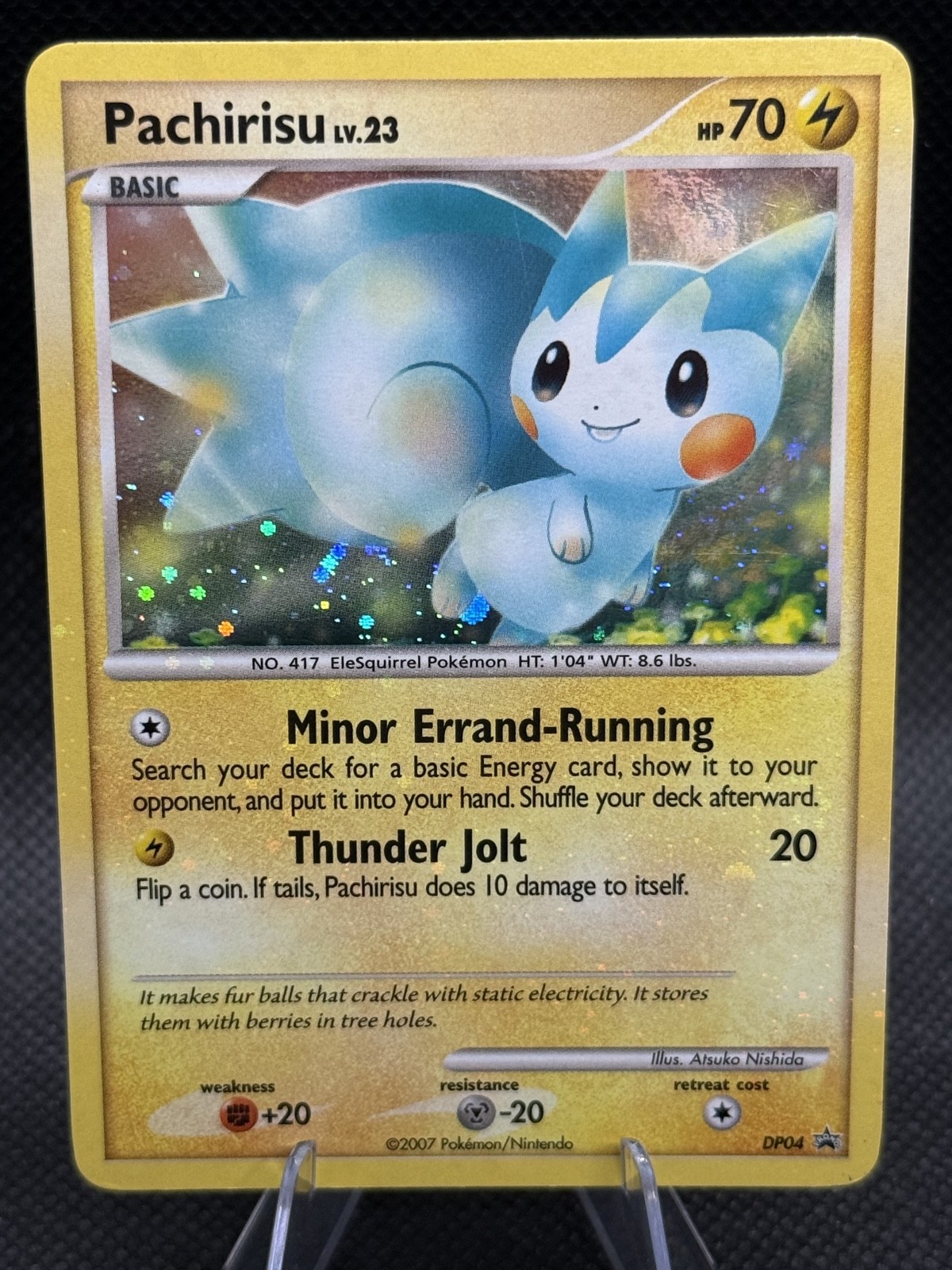 Pachirisu DP04 Diamond and Pearl Holo