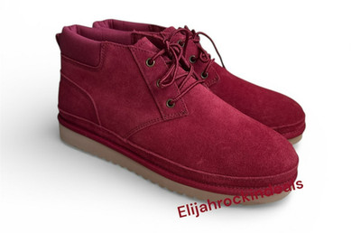 NEW KOOLABURRA BY UGG WOMENS ADVAY BURGUNDY CHUKKA BOOTS SIZE 10