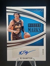 RJ Hamptob Immaculate Modern Marks 2021-22, Signatures RJ Hampton /099 NBA Magic