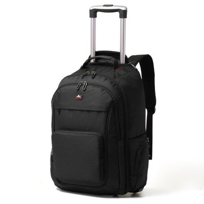Wheeled Backpack, 17.3 Inch Laptop Trolley 40L Travel Bag with Wheels Large...