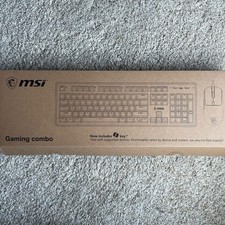 MSI S11-04US2J1-LAX Wired Gaming Keyboard & M...