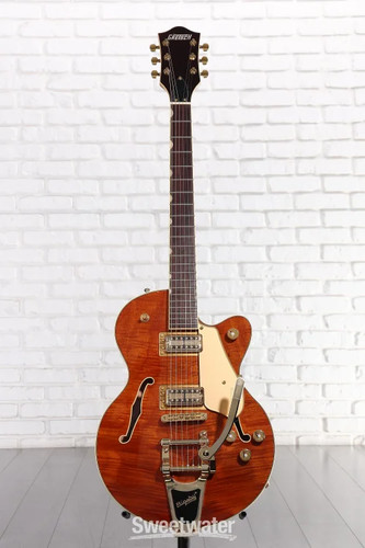 Gretsch LTD Broadkaster Jr. Semi-hollowbody Electric Guitar - Roundup Orange