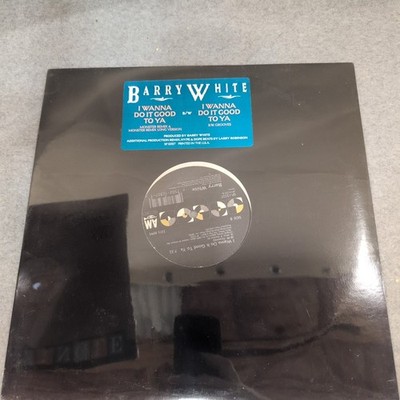 Barry White I Wanna Do It Good To Ya 12'' Vinyl Single 1989 A&M Records SP-12327