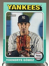 2024 Topps Heritage High Number Yoendrys Gomez Aqua Border RC SP #661 Rookie