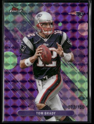 2025 Topps Finest TOM BRADY #100 Purple /150