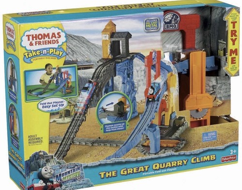 Thomas & Friends The Great Quarry Climb Train Track Set