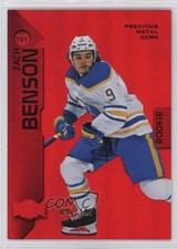 2023-24 Skybox Metal Universe Rookies PMG Red 96/100 Zach Benson #191 00em