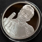 Johnny Cash "F*** Walking the Line" 1 oz .999 Silver Proof Round ~ Tormint