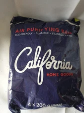 CALIFORNIA HOME GOODS 4 X 200 GRAMS BAMBOO CHARCOAL AIR PURIFYING BAGS