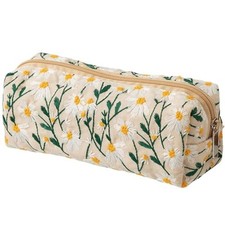Pencil Pouch Cute Pencil Case for Girls Aesthetic Pencil Bag 4 floral daisy