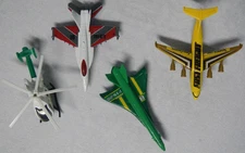 Mattel Matchbox Sky Busters Lot of 4 Aircrafts Air Blade Die Cast 2006-2007-2009