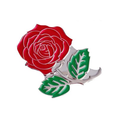 Rote Rose Sport England Löwen Metall Emaille Pin Anstecker Revers