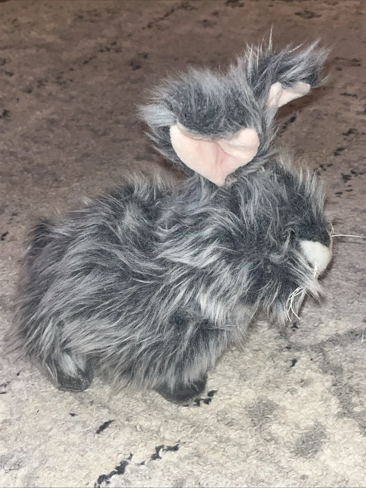 Webkinz Ganz Angora Gray Bunny Rabbit Plush Toy HM437 - Image 2 of 4