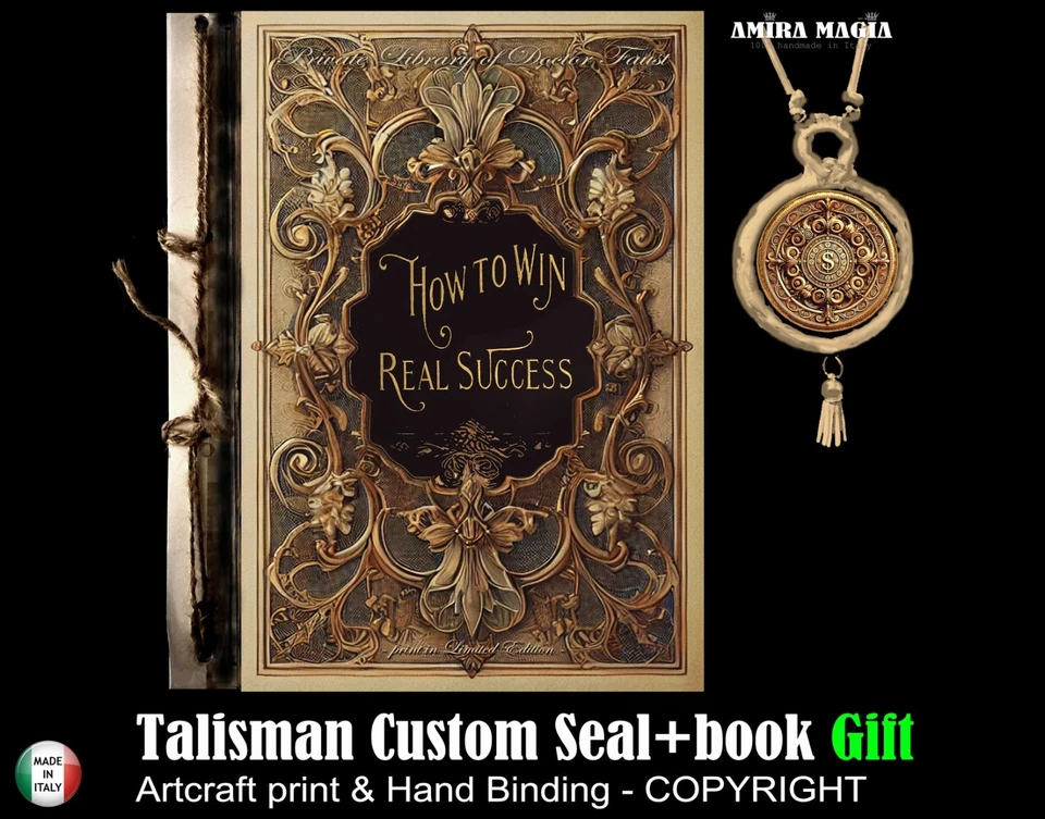 Antique Book Occult Magic Esotericism Manuscript Grimoire Real Success Money Win - Image 4 of 4