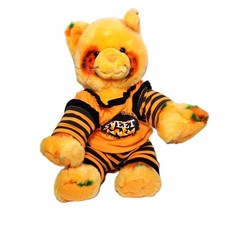 2008 Build A Bear Pumpkin Kitty Cat Halloween 12" Plush With Outfit BAB READ 